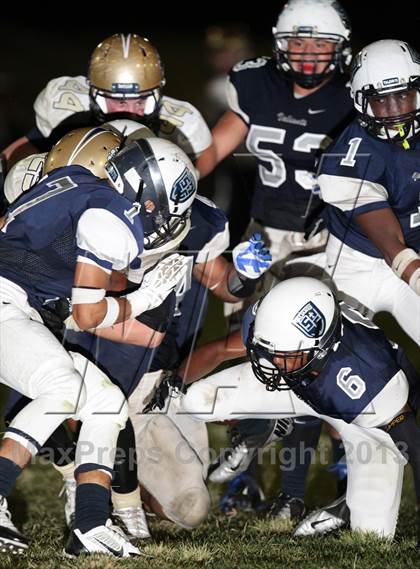 Thumbnail 1 in St. Genevieve vs. Mission Prep photogallery.