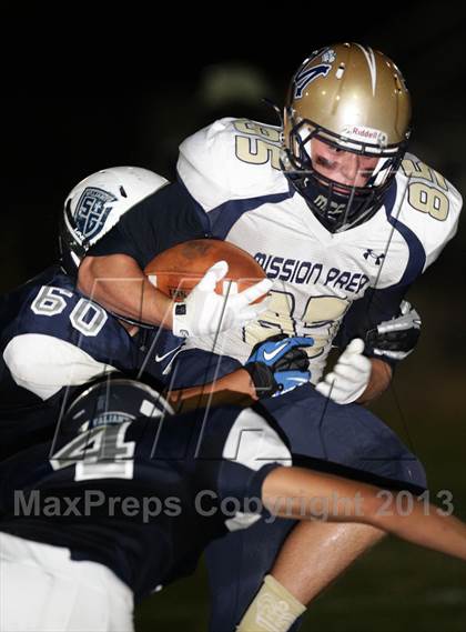 Thumbnail 3 in St. Genevieve vs. Mission Prep photogallery.