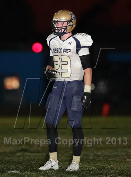 Thumbnail 3 in St. Genevieve vs. Mission Prep photogallery.