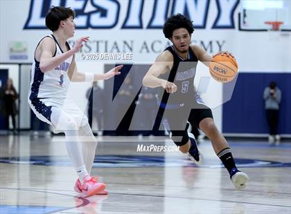 Thumbnail 2 in Oakland @ Destiny Christian Academy (CIF D2 NorCal Regional Quarter Finals) photogallery.
