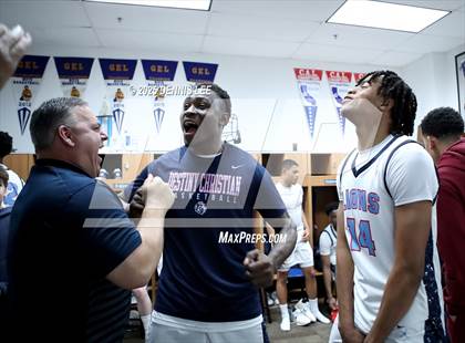 Thumbnail 2 in Oakland @ Destiny Christian Academy (CIF D2 NorCal Regional Quarter Finals) photogallery.