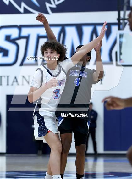 Thumbnail 2 in Oakland @ Destiny Christian Academy (CIF D2 NorCal Regional Quarter Finals) photogallery.