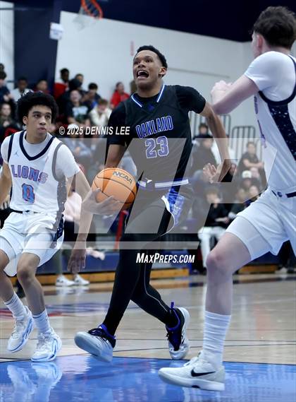 Thumbnail 1 in Oakland @ Destiny Christian Academy (CIF D2 NorCal Regional Quarter Finals) photogallery.