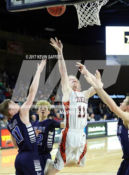 Thumbnail 2 in Cheyenne Wells vs. Creede/Lake City  (CHSAA 1A First Round) photogallery.