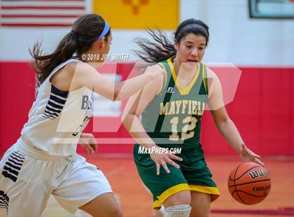 Thumbnail 2 in Mayfield vs. La Cueva (Albuquerque Academy Joe Armijo Basketball Classic) photogallery.