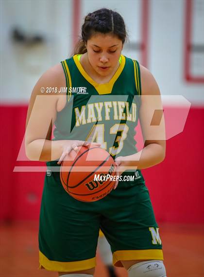 Thumbnail 2 in Mayfield vs. La Cueva (Albuquerque Academy Joe Armijo Basketball Classic) photogallery.
