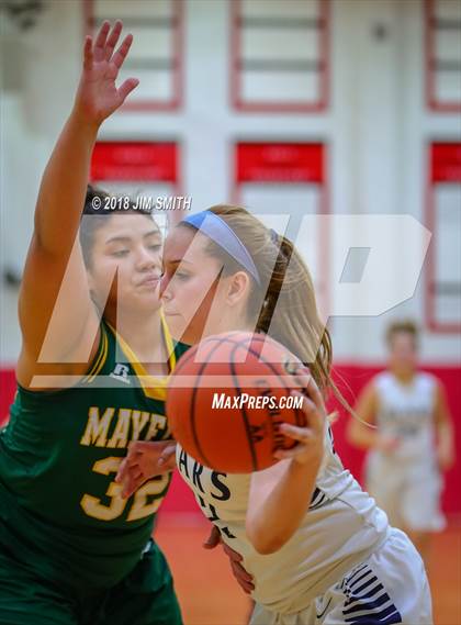 Thumbnail 1 in Mayfield vs. La Cueva (Albuquerque Academy Joe Armijo Basketball Classic) photogallery.