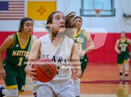 Thumbnail 2 in Mayfield vs. La Cueva (Albuquerque Academy Joe Armijo Basketball Classic) photogallery.