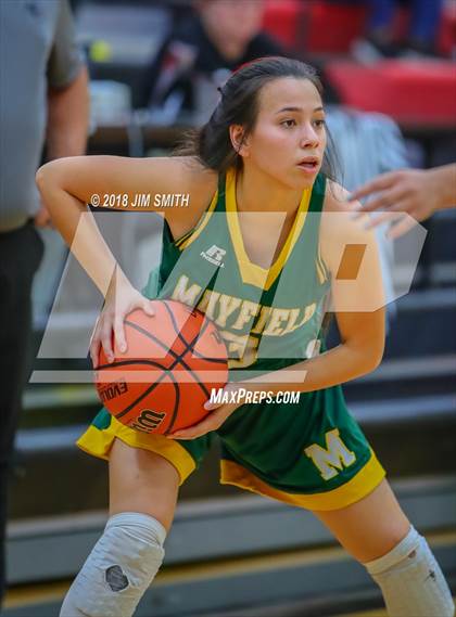 Thumbnail 1 in Mayfield vs. La Cueva (Albuquerque Academy Joe Armijo Basketball Classic) photogallery.