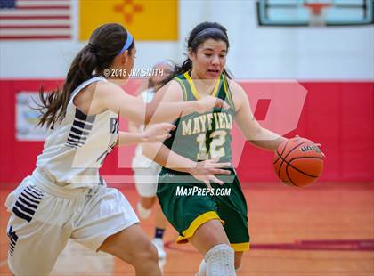 Thumbnail 3 in Mayfield vs. La Cueva (Albuquerque Academy Joe Armijo Basketball Classic) photogallery.