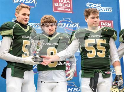 Thumbnail 2 in Eagle's Landing Christian Academy vs. Wesleyan (GHSA 1A Private Final) photogallery.