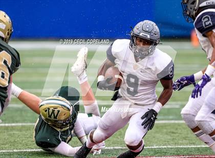 Thumbnail 1 in Eagle's Landing Christian Academy vs. Wesleyan (GHSA 1A Private Final) photogallery.