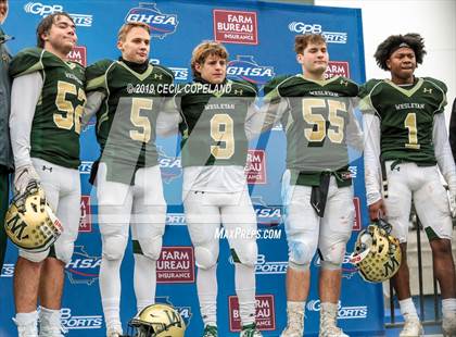 Thumbnail 2 in Eagle's Landing Christian Academy vs. Wesleyan (GHSA 1A Private Final) photogallery.