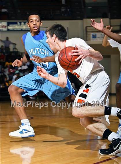 Thumbnail 2 in Burkburnett vs. Wilmer-Hutchins (Fantasy of Lights) photogallery.