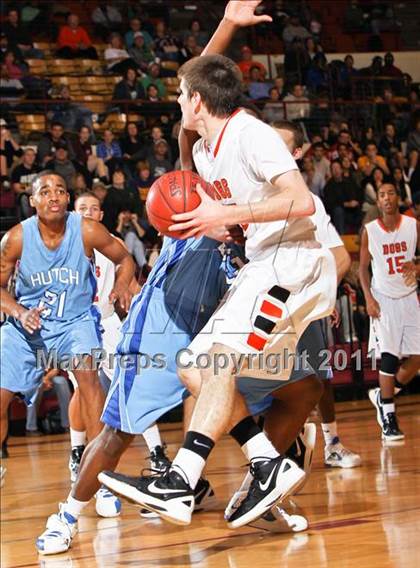 Thumbnail 2 in Burkburnett vs. Wilmer-Hutchins (Fantasy of Lights) photogallery.