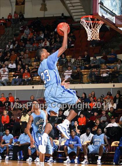 Thumbnail 2 in Burkburnett vs. Wilmer-Hutchins (Fantasy of Lights) photogallery.