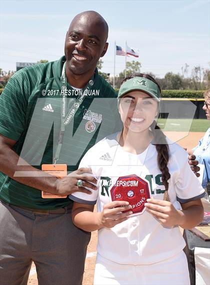 Thumbnail 3 in Murrieta Mesa vs. Hart (CIF SS D3 Final) photogallery.