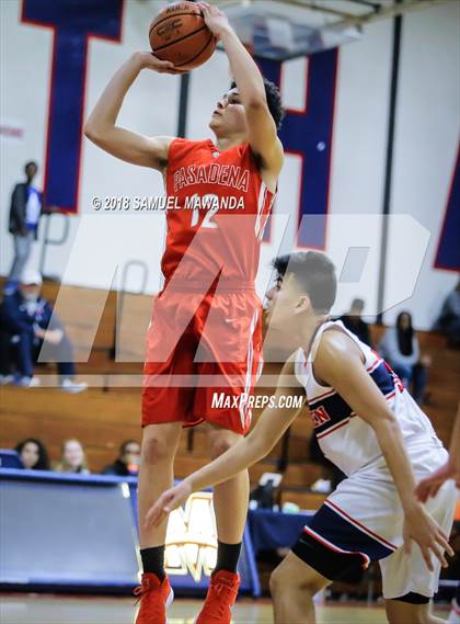 Thumbnail 2 in Maranatha vs Pasadena (17th Annual Rose City Round Ball Classic) photogallery.