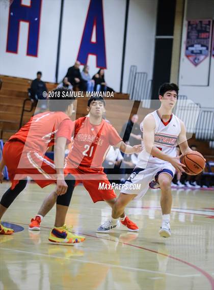 Thumbnail 2 in Maranatha vs Pasadena (17th Annual Rose City Round Ball Classic) photogallery.