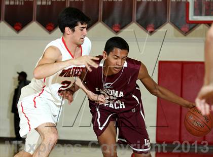 Thumbnail 1 in Laguna Beach vs. Harvard-Westlake (CIF SS Playoffs) photogallery.