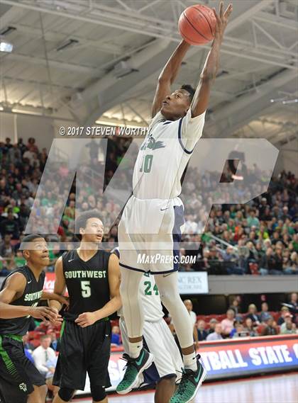 Thumbnail 1 in Leesville Road vs. Southwest Guilford (NCHSAA 4A Final) photogallery.