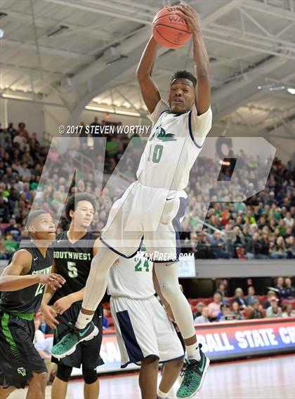 Thumbnail 2 in Leesville Road vs. Southwest Guilford (NCHSAA 4A Final) photogallery.