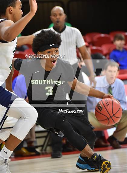 Thumbnail 3 in Leesville Road vs. Southwest Guilford (NCHSAA 4A Final) photogallery.