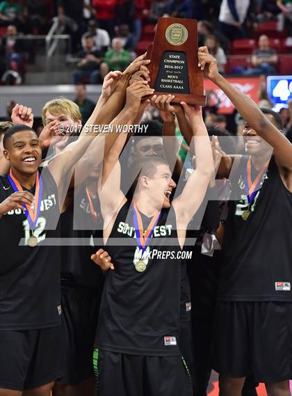 Thumbnail 3 in Leesville Road vs. Southwest Guilford (NCHSAA 4A Final) photogallery.