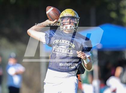 Thumbnail 2 in Narbonne vs Franklin (Scrimmage) photogallery.