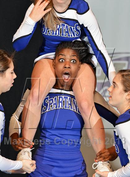 Thumbnail 2 in PIAA Competitive Spirit Championships (Medium Squad Finals) photogallery.