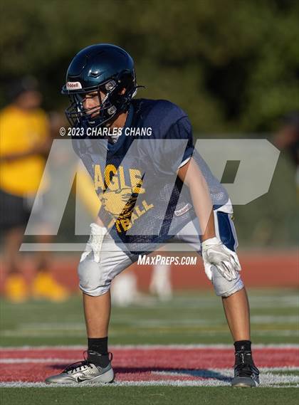 Thumbnail 2 in Berean Christian vs St. Helena (Scrimmage) photogallery.