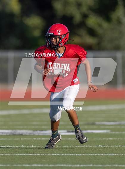 Thumbnail 1 in Berean Christian vs St. Helena (Scrimmage) photogallery.