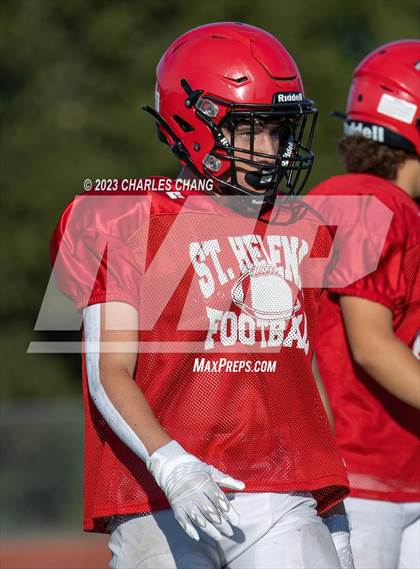 Thumbnail 1 in Berean Christian vs St. Helena (Scrimmage) photogallery.