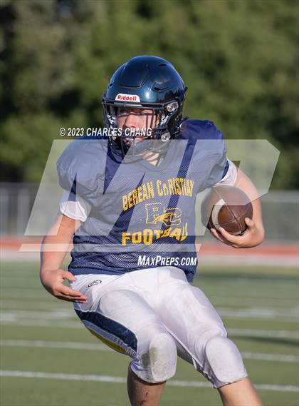 Thumbnail 1 in Berean Christian vs St. Helena (Scrimmage) photogallery.
