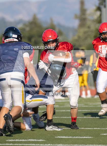 Thumbnail 1 in Berean Christian vs St. Helena (Scrimmage) photogallery.