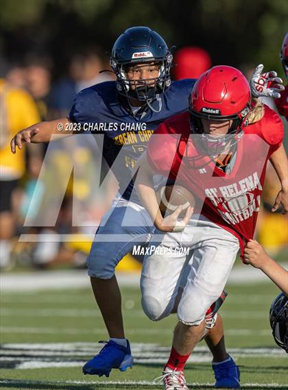 Thumbnail 2 in Berean Christian vs St. Helena (Scrimmage) photogallery.