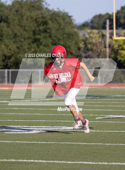 Thumbnail 3 in Berean Christian vs St. Helena (Scrimmage) photogallery.