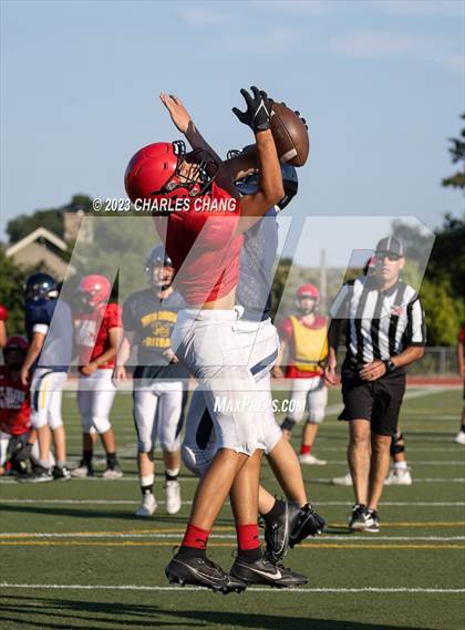 Thumbnail 3 in Berean Christian vs St. Helena (Scrimmage) photogallery.