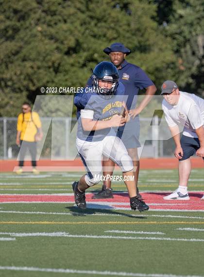 Thumbnail 3 in Berean Christian vs St. Helena (Scrimmage) photogallery.