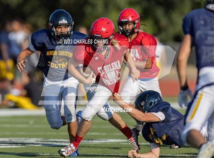 Thumbnail 1 in Berean Christian vs St. Helena (Scrimmage) photogallery.