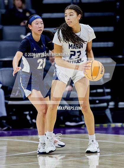 Thumbnail 2 in Marin Catholic vs. Mater Dei Catholic (CIF State D3 Final) photogallery.