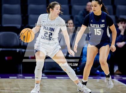 Thumbnail 3 in Marin Catholic vs. Mater Dei Catholic (CIF State D3 Final) photogallery.