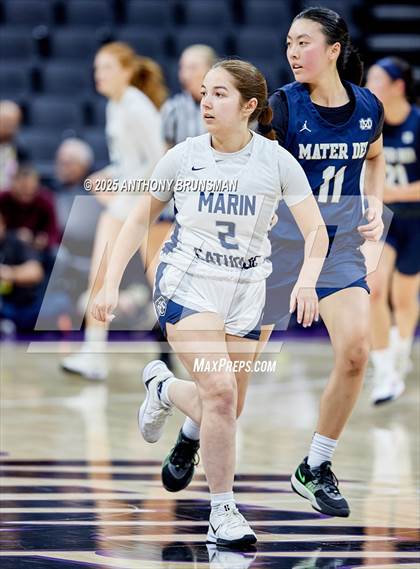 Thumbnail 3 in Marin Catholic vs. Mater Dei Catholic (CIF State D3 Final) photogallery.