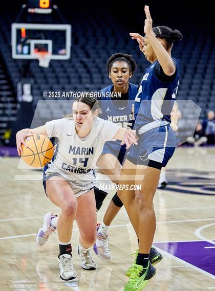 Thumbnail 2 in Marin Catholic vs. Mater Dei Catholic (CIF State D3 Final) photogallery.