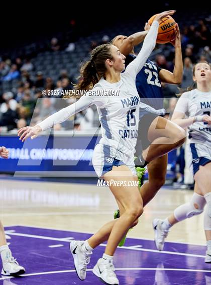 Thumbnail 2 in Marin Catholic vs. Mater Dei Catholic (CIF State D3 Final) photogallery.