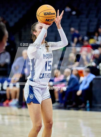 Thumbnail 3 in Marin Catholic vs. Mater Dei Catholic (CIF State D3 Final) photogallery.