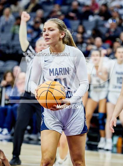 Thumbnail 3 in Marin Catholic vs. Mater Dei Catholic (CIF State D3 Final) photogallery.