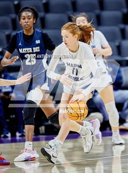 Thumbnail 2 in Marin Catholic vs. Mater Dei Catholic (CIF State D3 Final) photogallery.