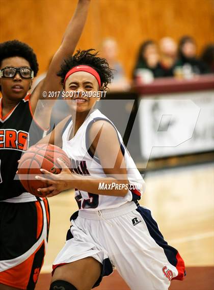 Thumbnail 3 in San Jacinto vs. Great Oak (Mustang Tip Off Classic) photogallery.