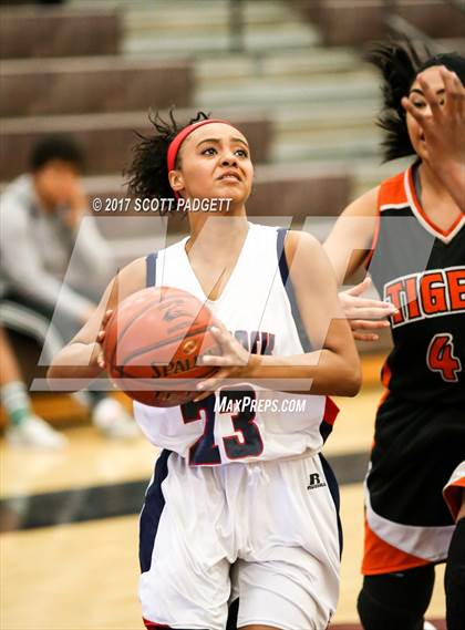 Thumbnail 2 in San Jacinto vs. Great Oak (Mustang Tip Off Classic) photogallery.